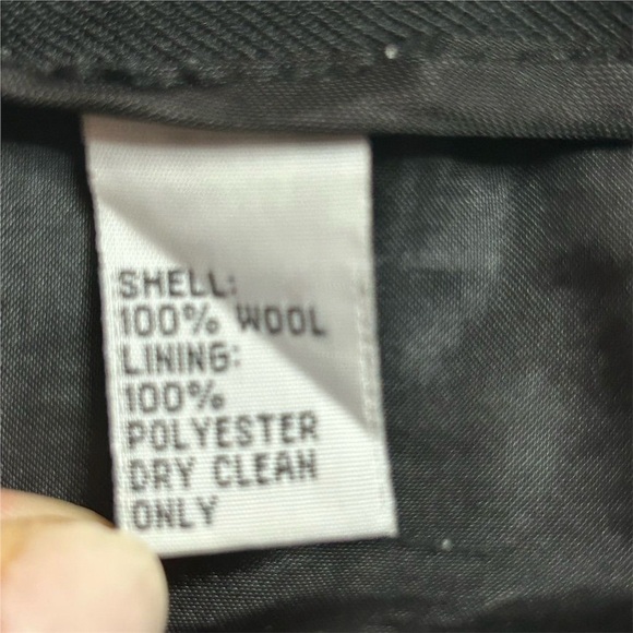 Talbots Women's Plus Size 16W Black A-Line Long Skirt with Pockets 100% wool - Picture 9 of 10